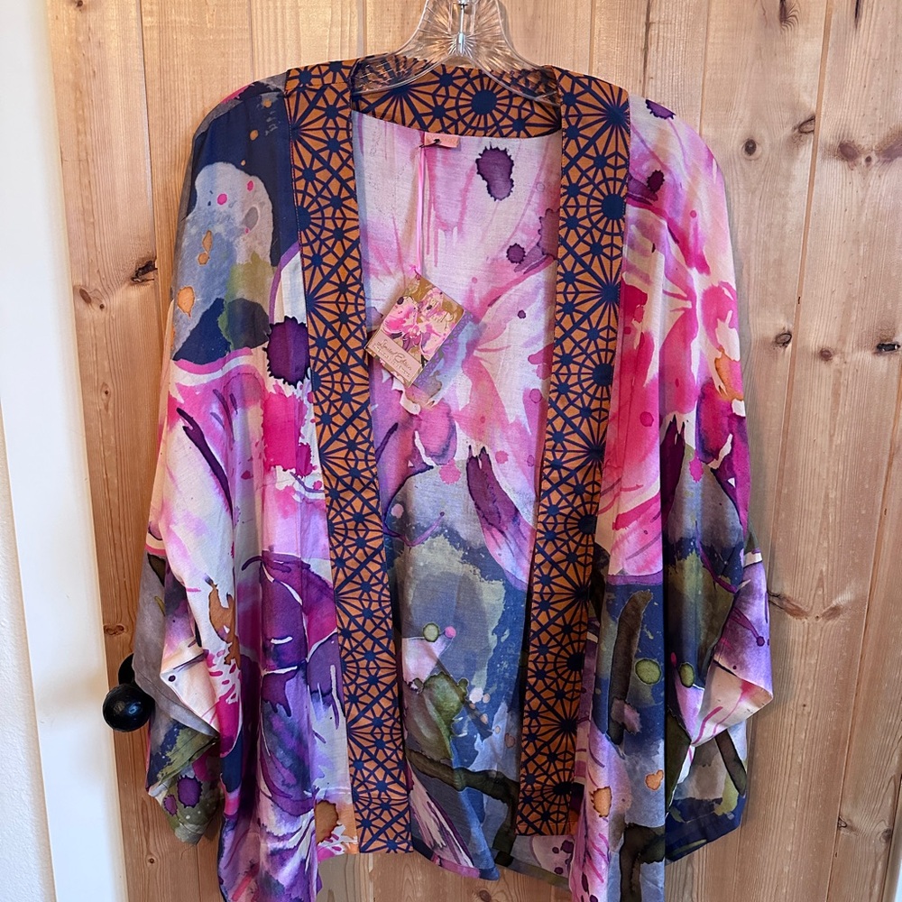 Modern Floral Kimono